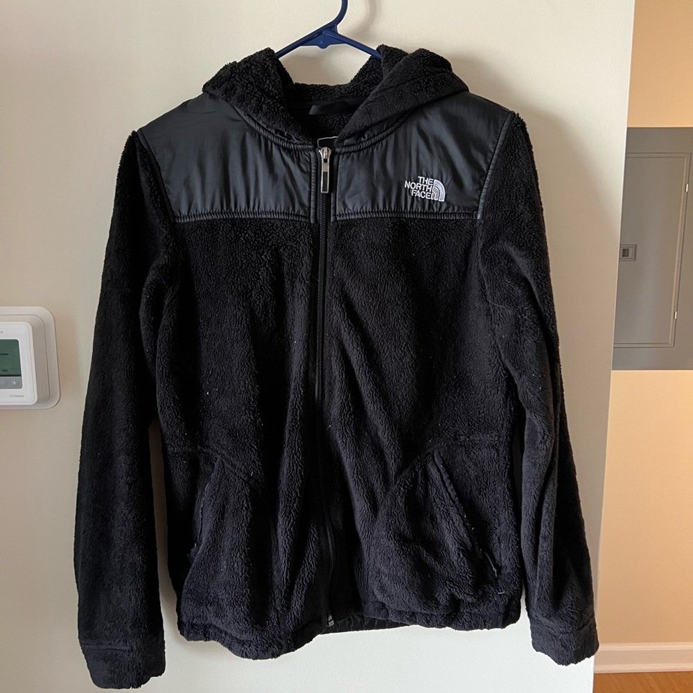 Womens Hooded Fleece North Face Jacket! Size: Small